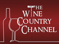 Wine Country Channel Name with Red Background